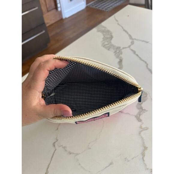 Vineyard vine canvas, zipper cosmetic case - Picture 2 of 5